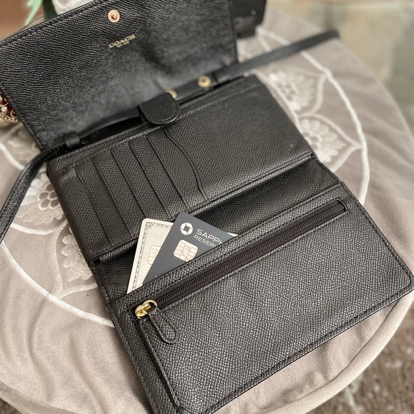Coach Wristlet Wallet / Smartphone Crossbody - Picture 8 of 14